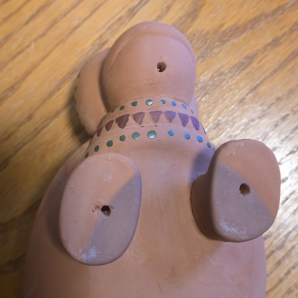 Linx Trade Group Salsa Turtle Dish Bowl Planter Southwestern Terracotta Pottery - Picture 7 of 11